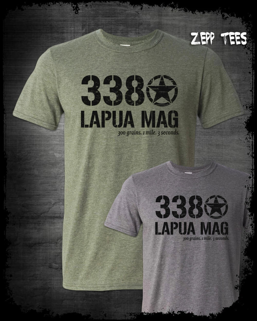338 Lapua Mag T-Shirt Long Range Precision Rifle Shooting Big Bore 2A Gun Rights