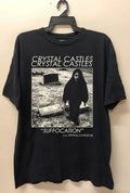 Limited Crystal Castles 90s Music Band Crystal Castles Merch Oversized Alice Tee (1)