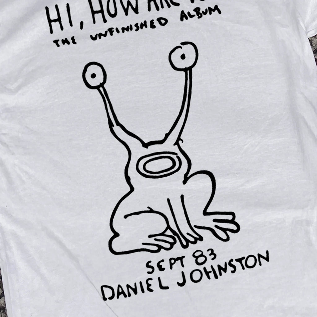Daniel Johnston 'Hi, How Are You?' Classic T-Shirt White XL