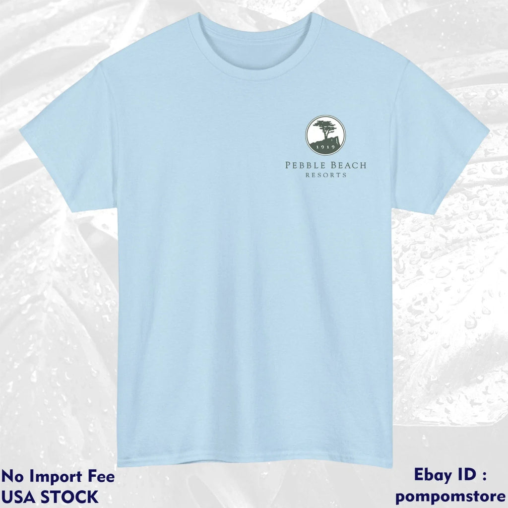 Pebble Beach Golf Club Logo Cotton Colors S M L XL 2XL 3XL - 5XL Made In USA