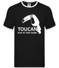 Toucan Play At That Game - Mens Ringer - Bird Two Can Funny Joke Gift