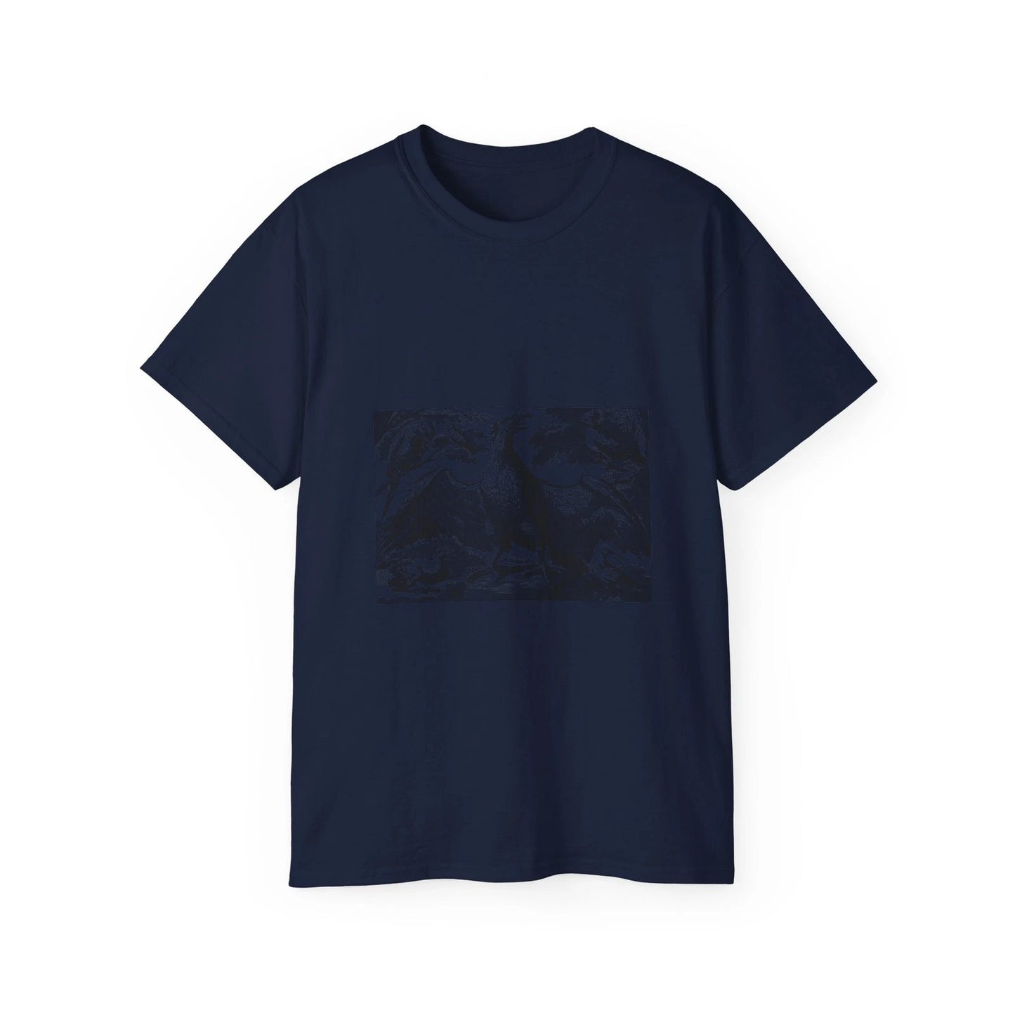 Birds Forest Line Art Eagle Vintage Retro | Custom Graphic T-Shirt