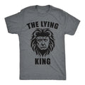 Mens Funny T Shirts The Lying King Sarcastic Anti Graphic Novelty Tee for