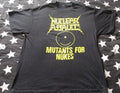 Nuclear assault mutants for nukes official t-shirt rare vintage thrash metal sla