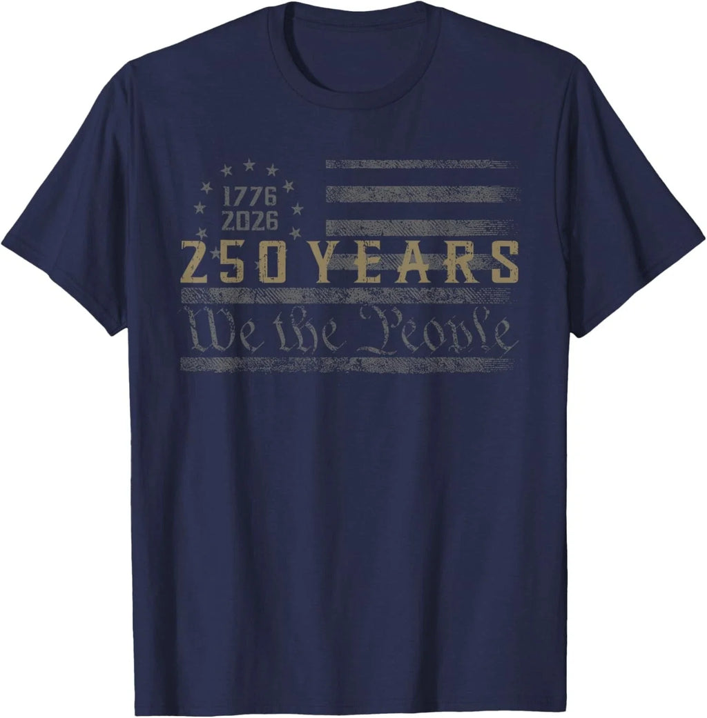 250 Years America Anniversary 250th Independence Day Freedom Unisex T-Shirt