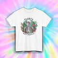 Plants Not People Shirt Skeleton Funny Nature Goth Humor Garden Tee S-5XL