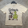 The Grinch Shirt Mens Medium Beige How The Grinch Stole Christmas Graphic Tee