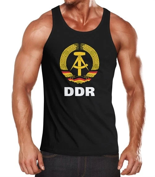Men's Tank Top GDR Fan Retro Nostalgia Moonworks®