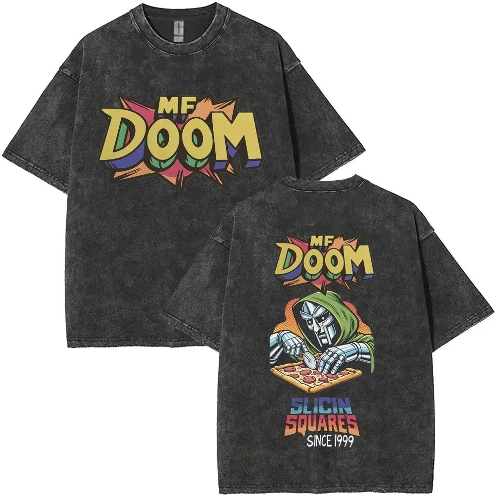 MF Doom Hip Hop Tees T-Shirts Graphic Print Unisex Cotton Madvillain Tee