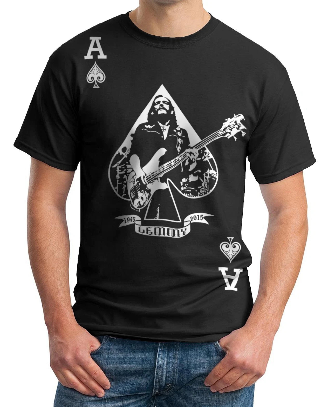 LEMMY T-SHIRT - Ace of Spades - MOTORHEAD - TRIBUTE / Mens New FOTL - S to 5XL