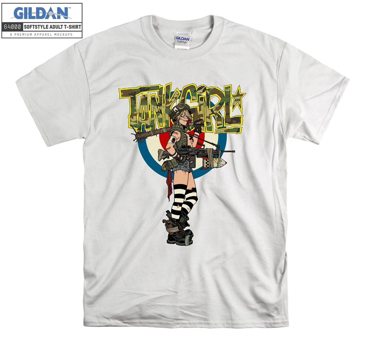 Tank Girl Comic T-shirt Spades Alternative T shirt Men Women Unisex Tshirt 5999