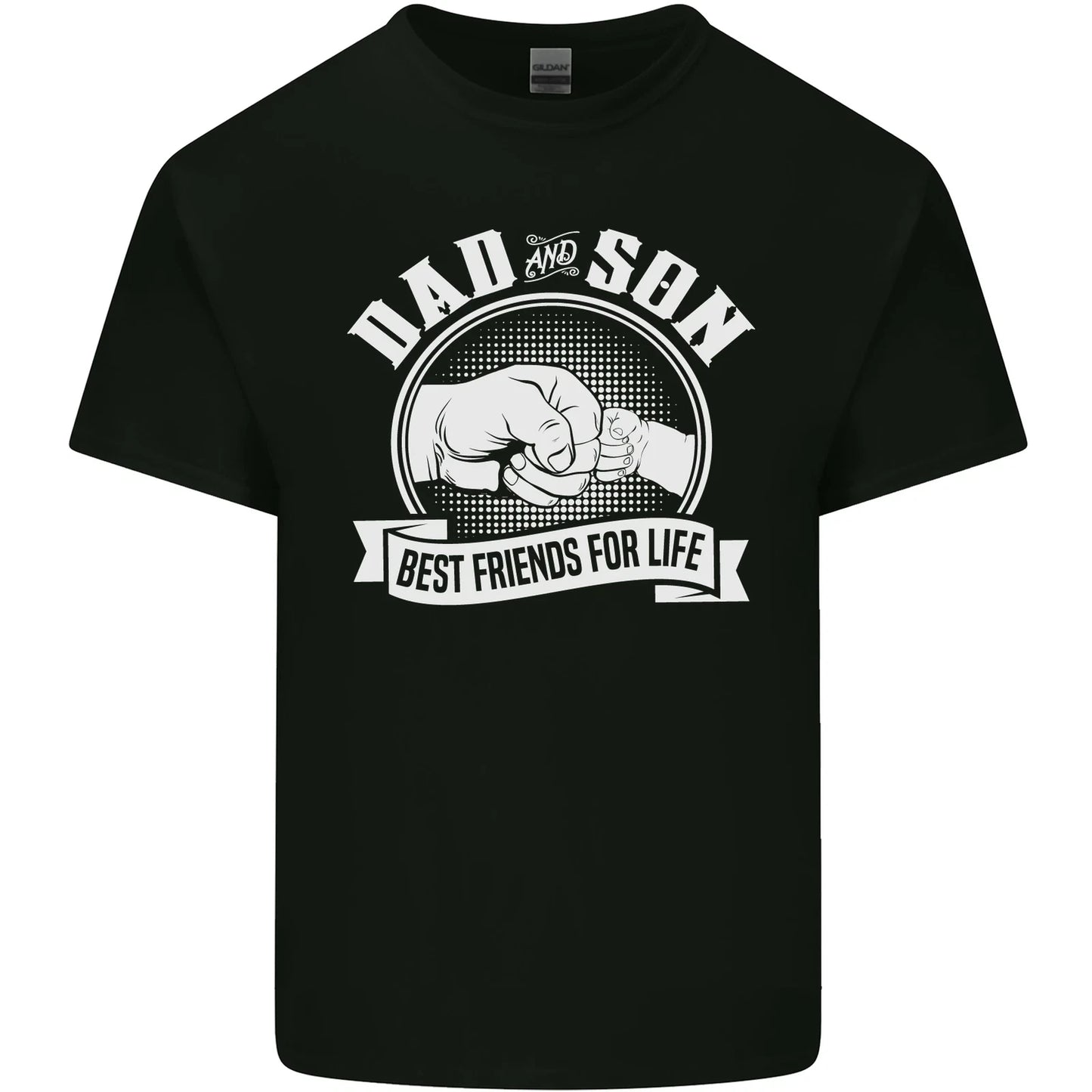 Dad & Son Best Friends for Life Mens Cotton T-Shirt Tee Top