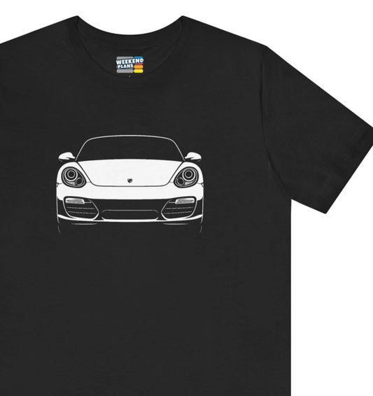 987.2 Porsche Boxster S Front Silhouette Shirt : 987 2009 - 2012 Graphic TShirt