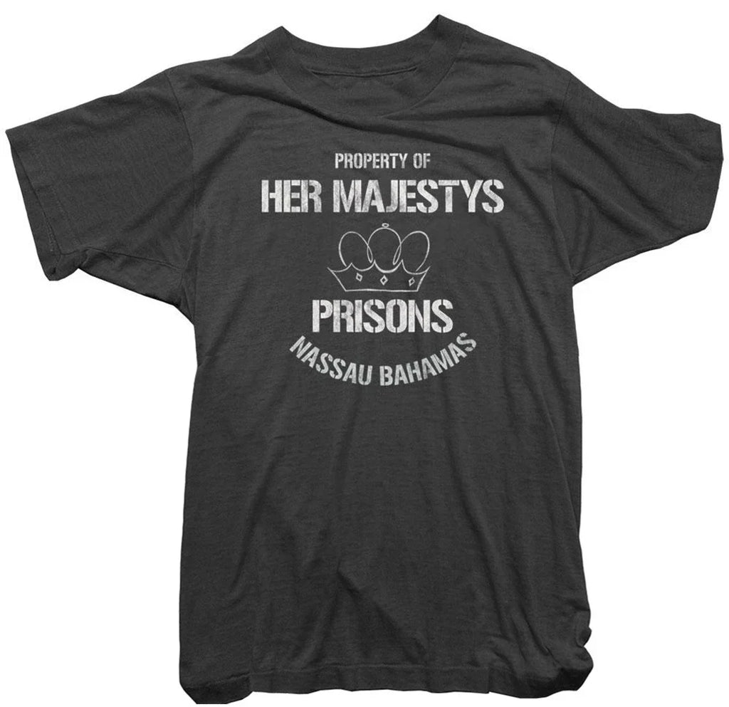 John Lennon Official T-Shirt - Bahamas Prison Tee worn by John Lennon - Mens
