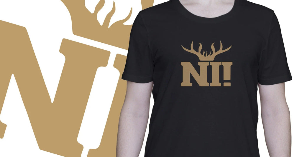 The Knights who say Ni tshirt monty python John Cleese