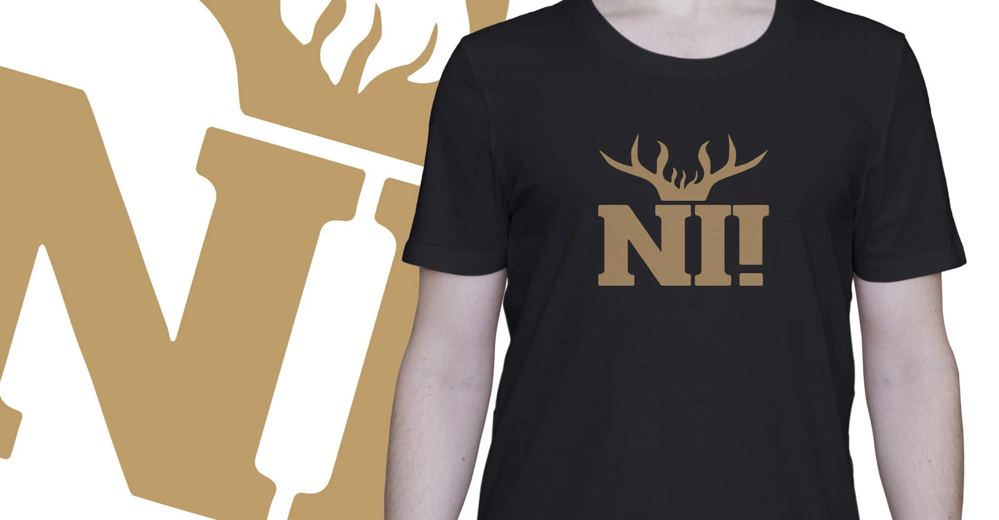 The Knights who say Ni tshirt monty python John Cleese