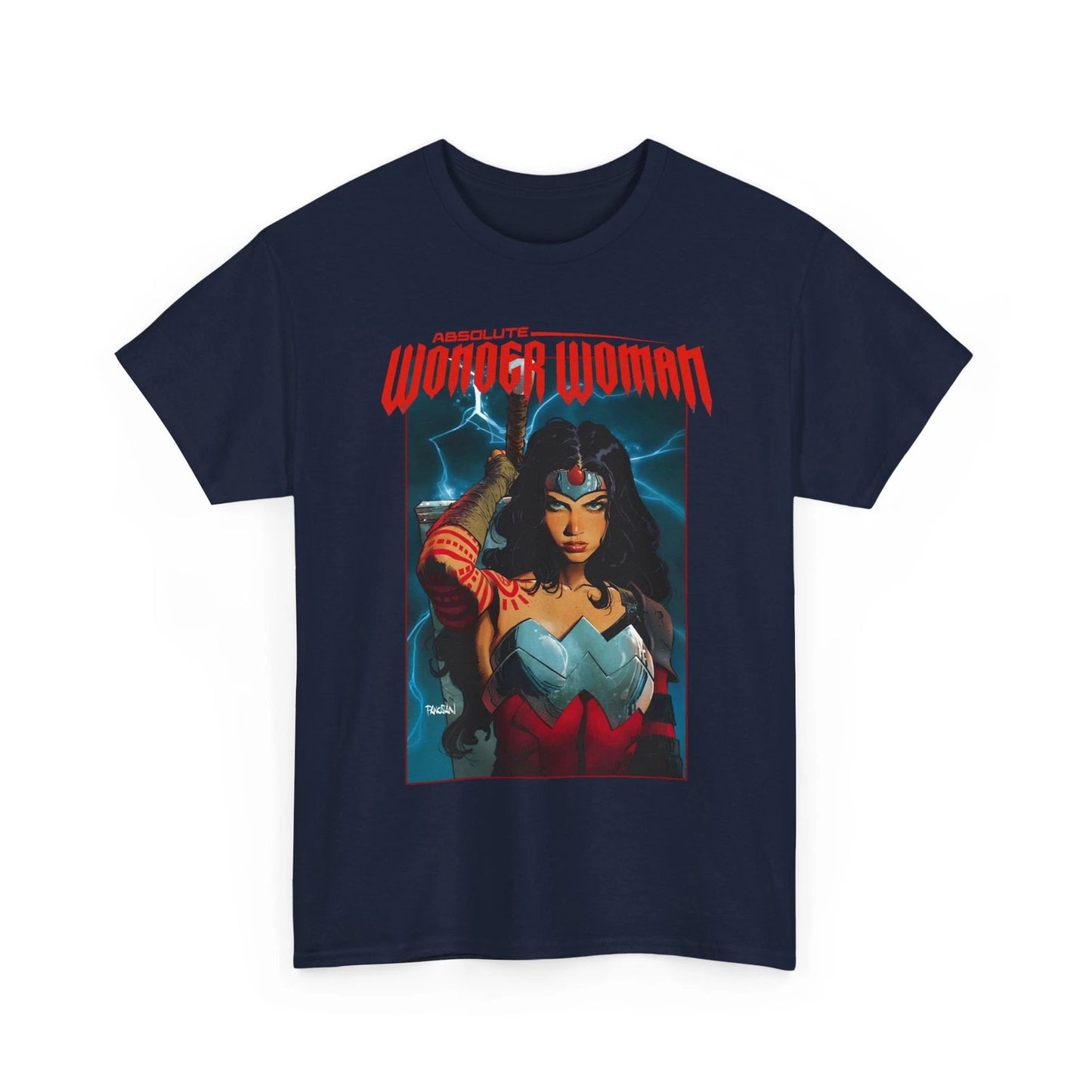 Absolute Wonder Woman T-Shirt Dan Panosian Art DC Comics Retro Vintage-Style Tee