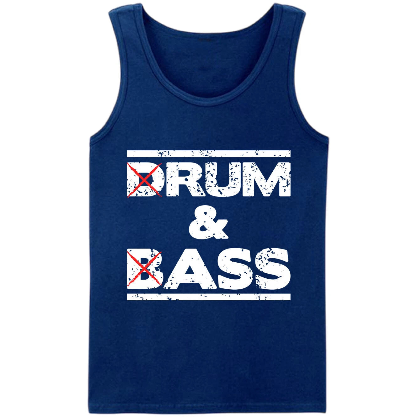 Drum & Bass Vest Shirt,Grunge Style DJ Music Vest,DnB Streetwear Apparel for DJs