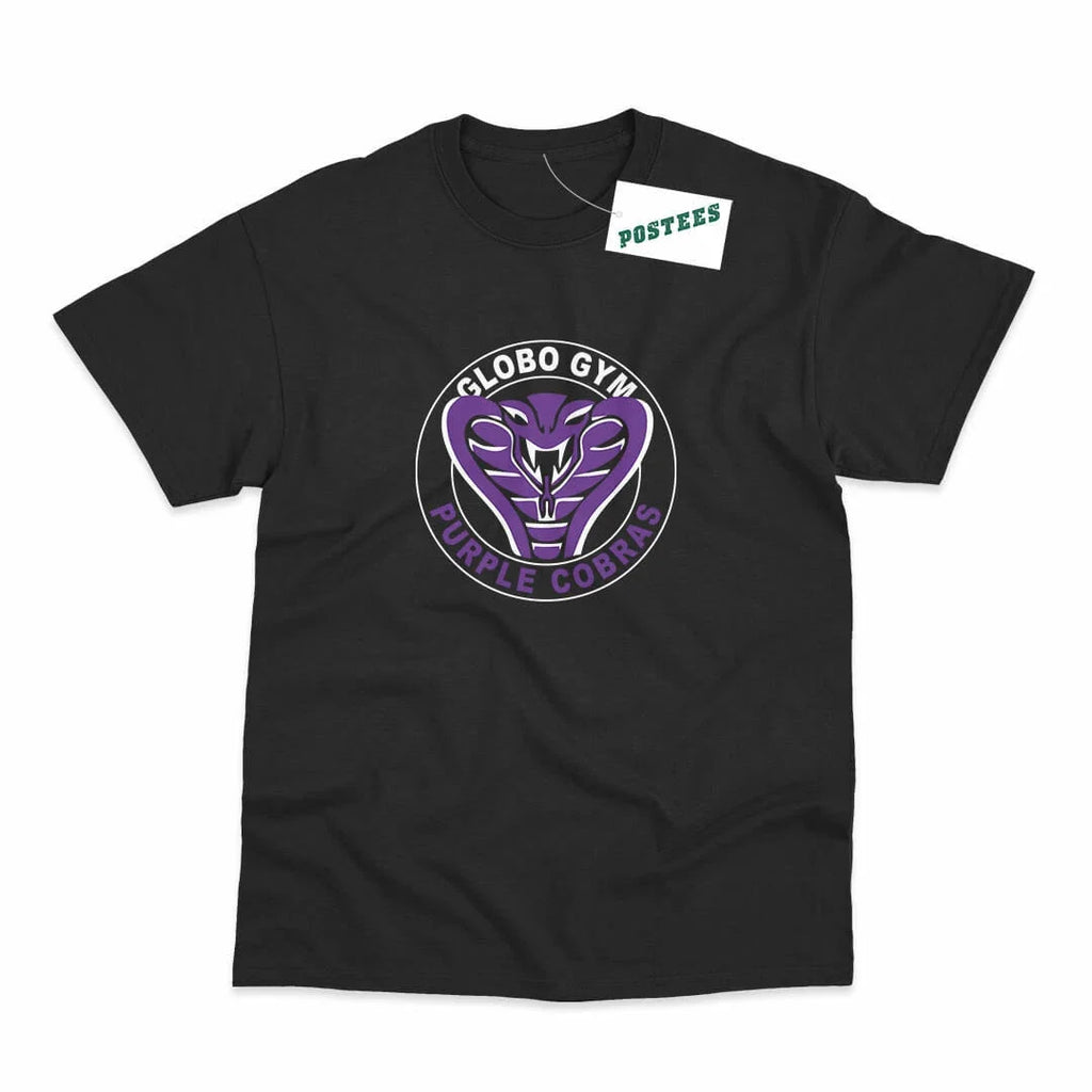 Globo Gym Purple Cobras Inspired by Dodgeball Movie Printed T-Shirt