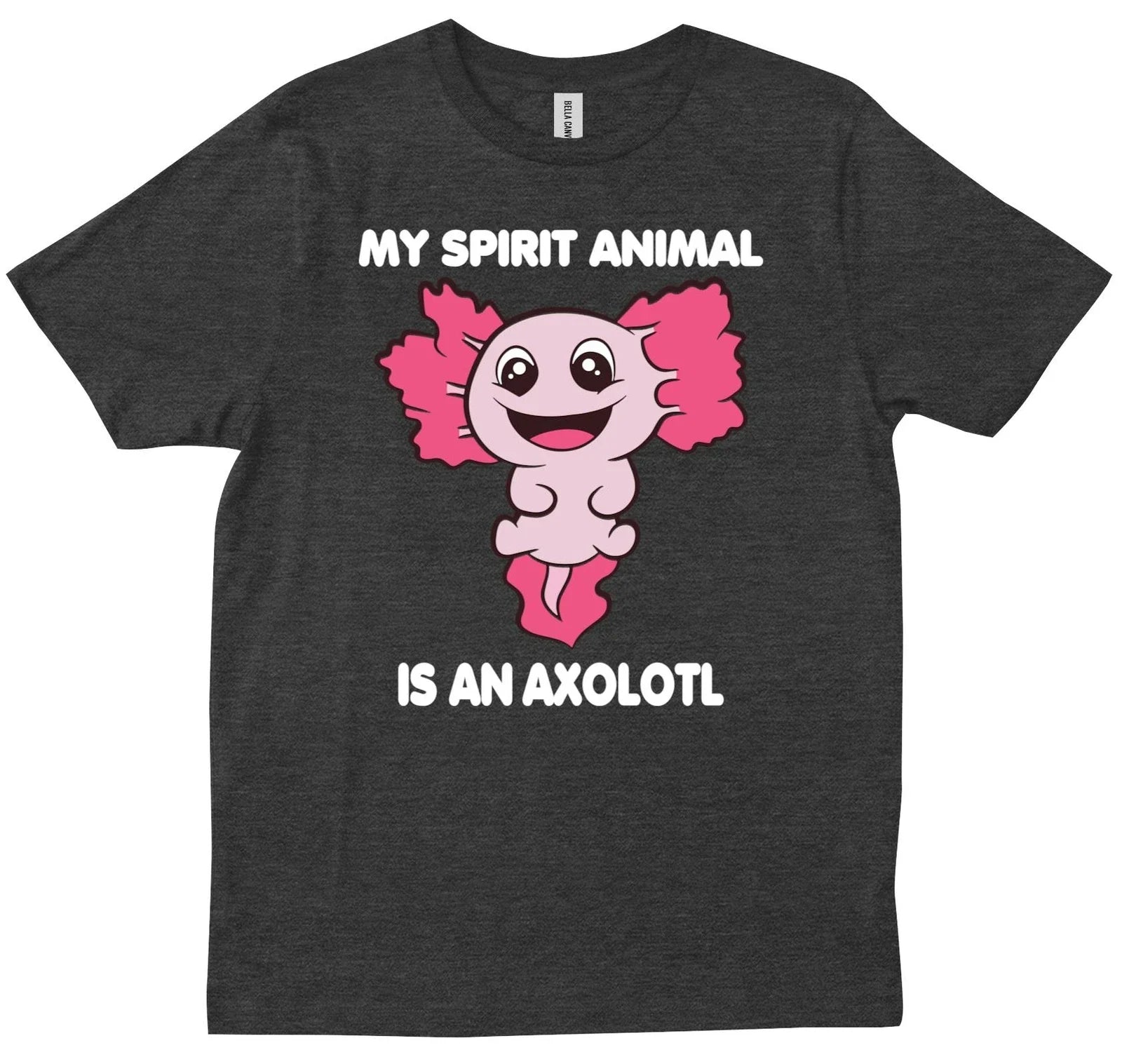 My Spirit Animal Is An Axolotl Cute Axolotl Sea Animal Kawaii T-shirt