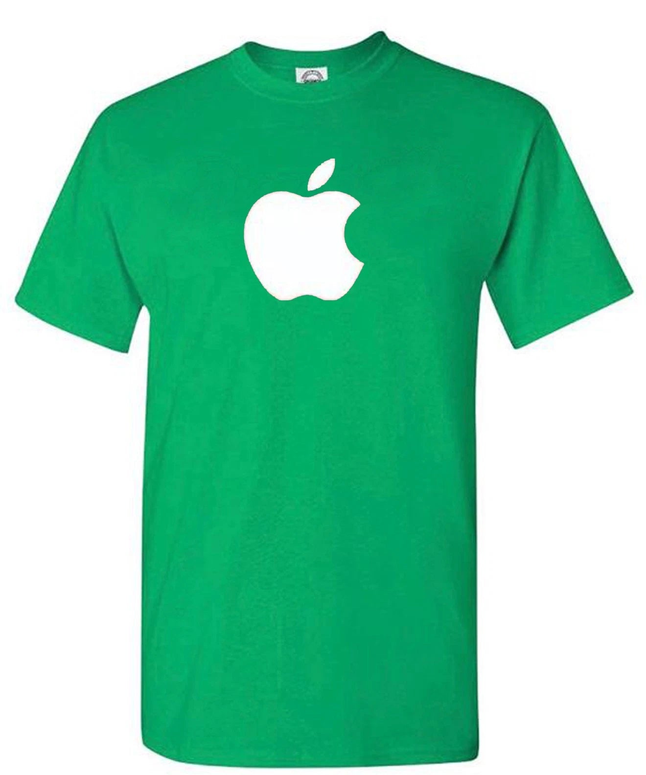Apple Logo T-Shirt Unisex Cotton Crew Neck | 9 Colors S-XL Casual Tee