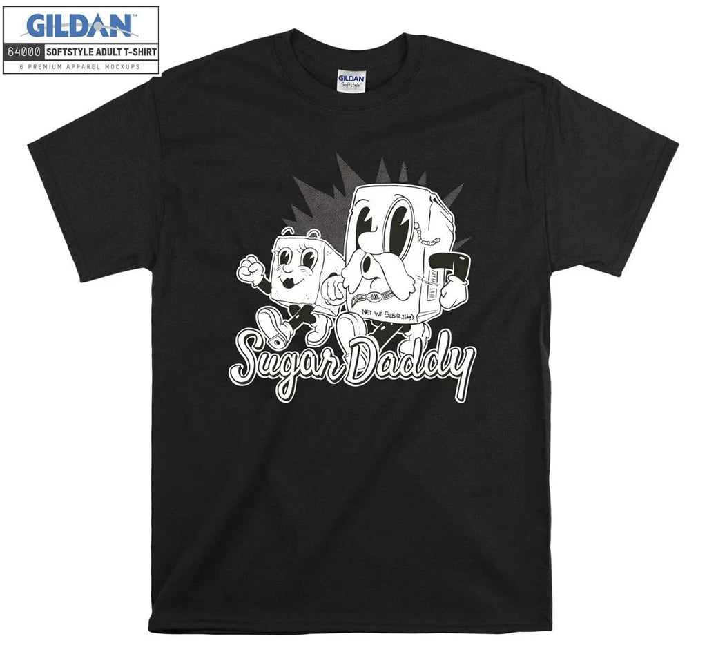 Official Sugar Daddy Cartoon Old Men Women Unisex Tshirt T shirt 8004