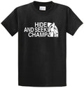 Hide And Seek Champ Cotton Printed Tee Shirt Regular and Big and Tall Sizes