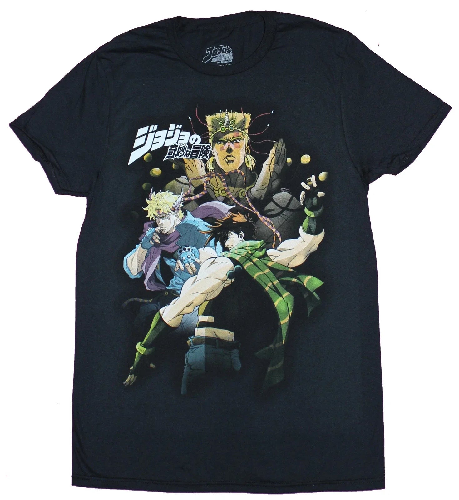 Jojo's Bizare Adventure Adult New T-Shirt - Joseph Joestar Collage of Characters