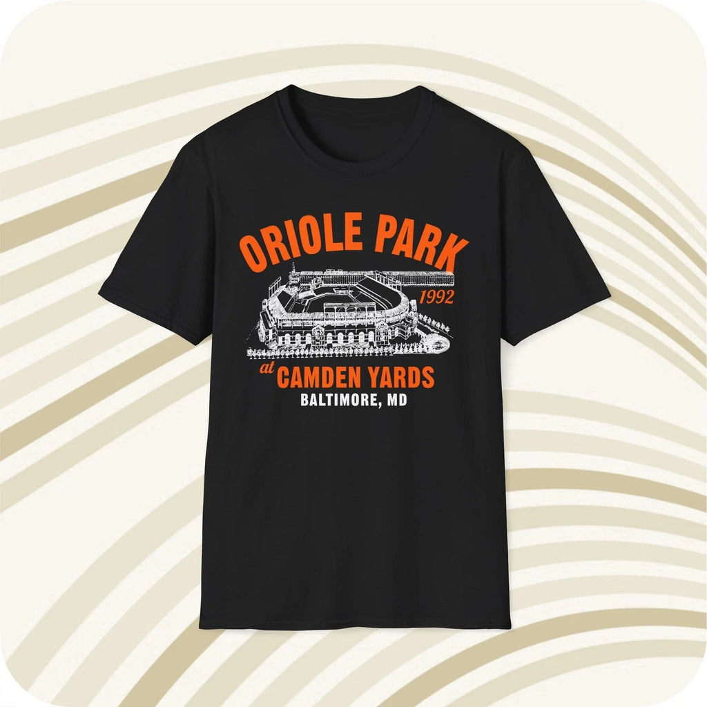 Oriole Park at Camden Yards Classic Cut Baseball T-Shirt - Baltimore Orioles