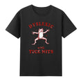 Frog Dyslexic With Tice Nits Funny Frog Graphic Humor Quote Retro Men's T-Shirt