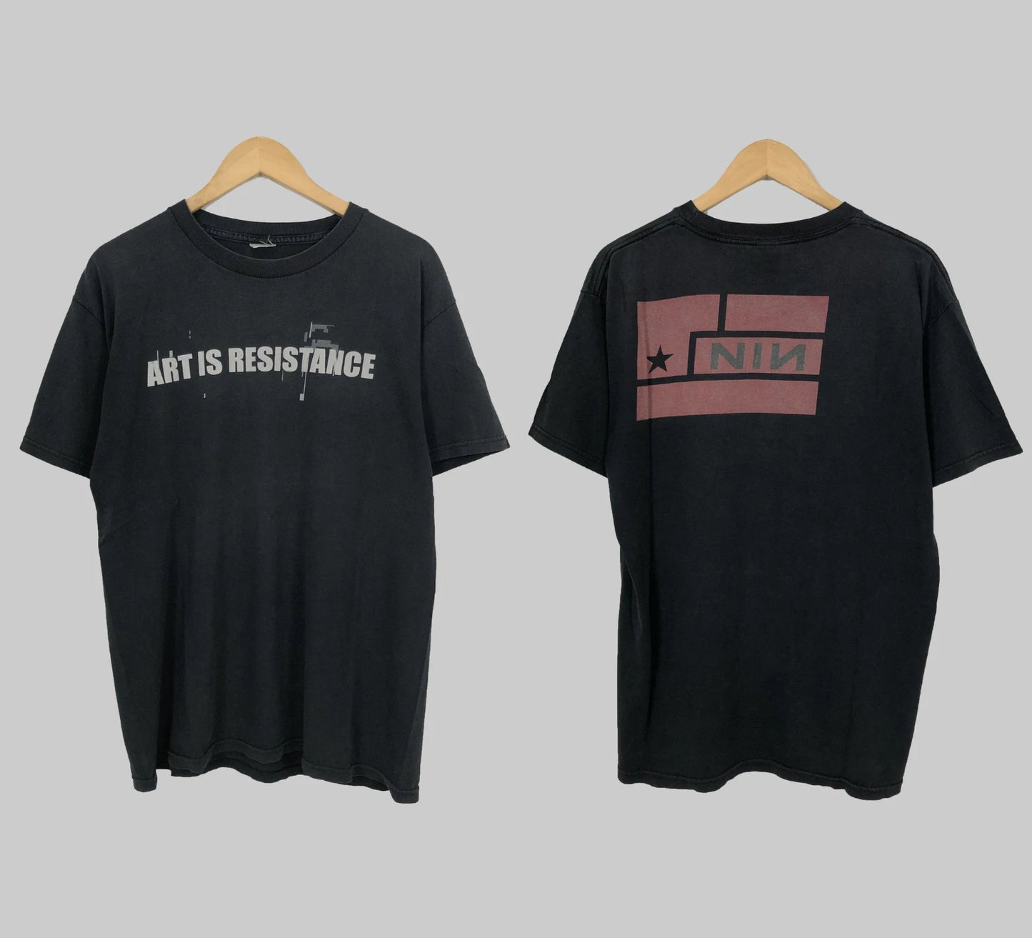 Vintage 00s Nine Inch Nails Art is Resistance