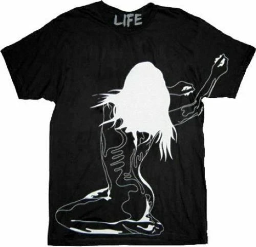 Jersey Shore Pauly D Woman Back Black Adult T-shirt Tee