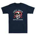 Sht Show Supervisor Skull Hat Funny Sarcastic Quote Joke Vintage Men's T-Shirt