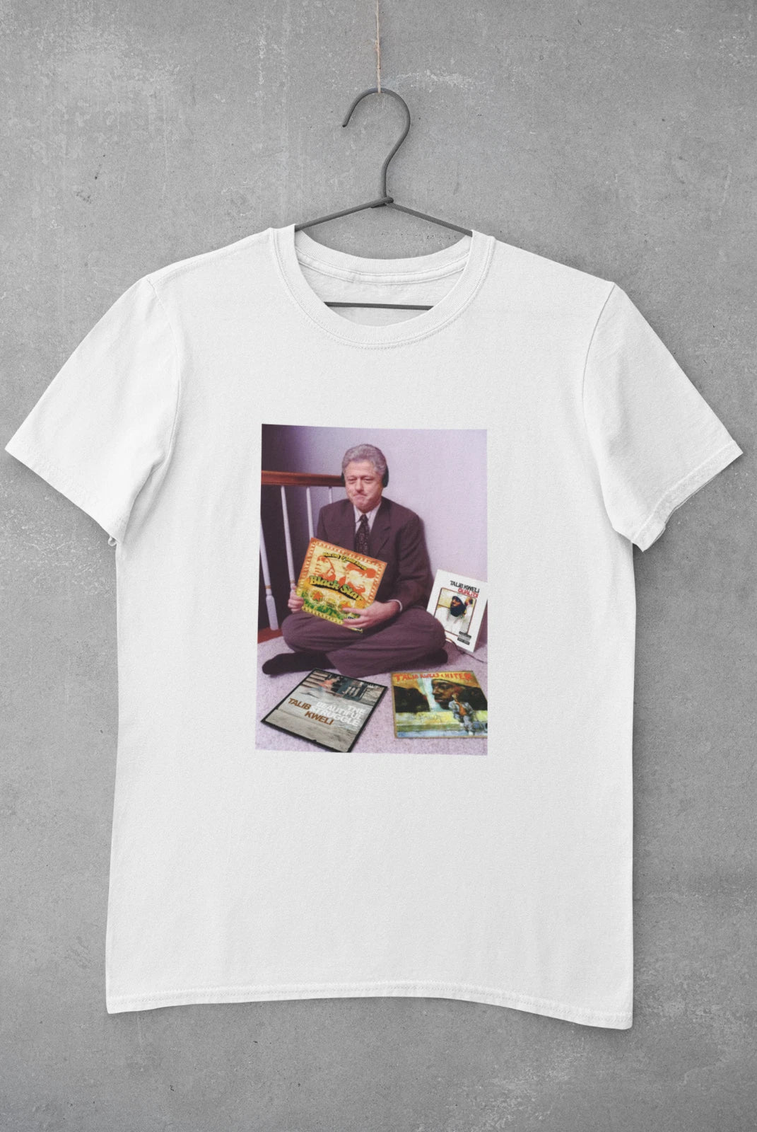 Bill Clinton Talib Kweli Shirt, 90's Hip Hop, Funny Rap Tees, Black Star
