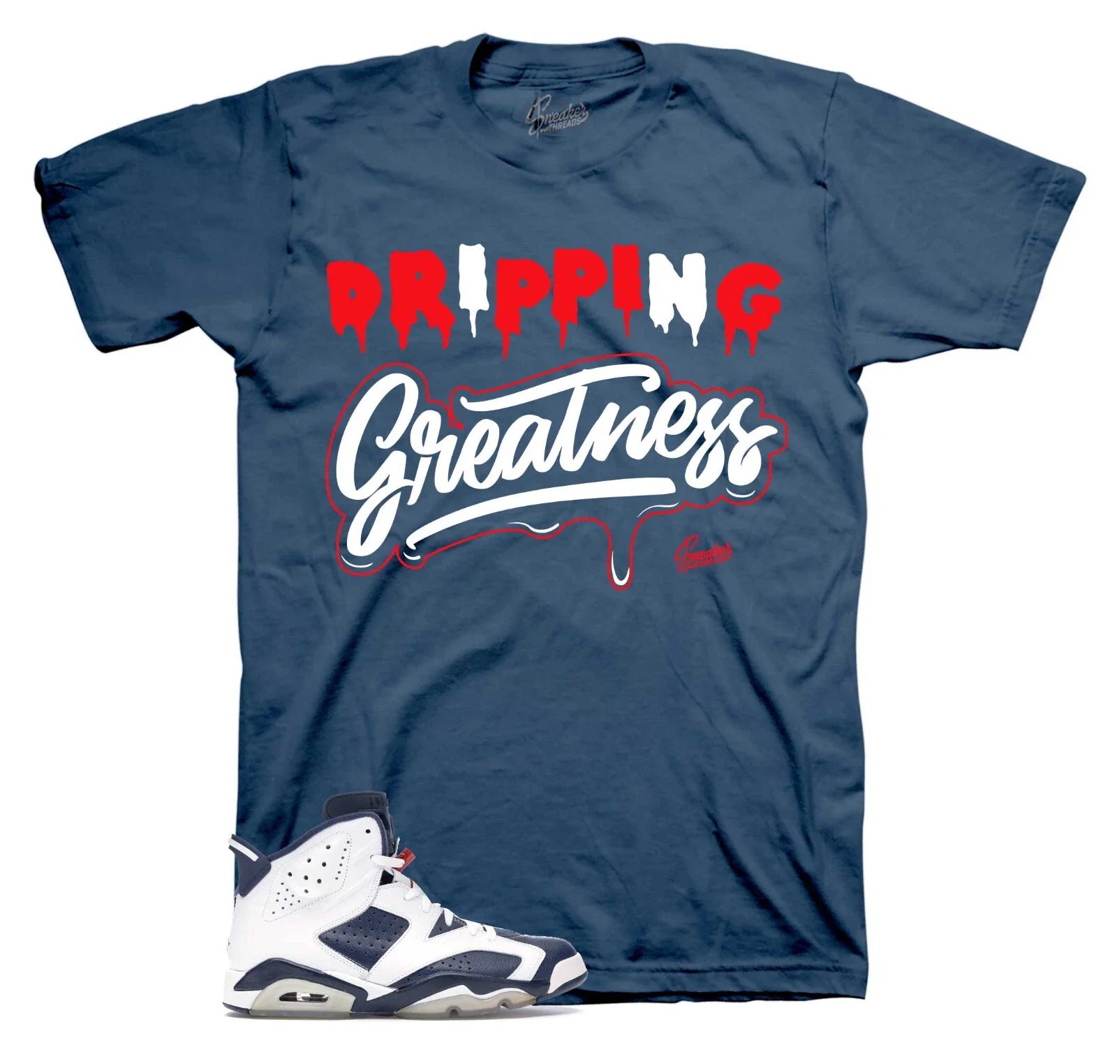Shirts To Match Retro 6 Olympic Paris - Drip Greatness Sneaker Tees