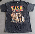 Tash Sultana 2022 Tour Concert Shirt Double Sided USA Tour Black Gilden NWOT