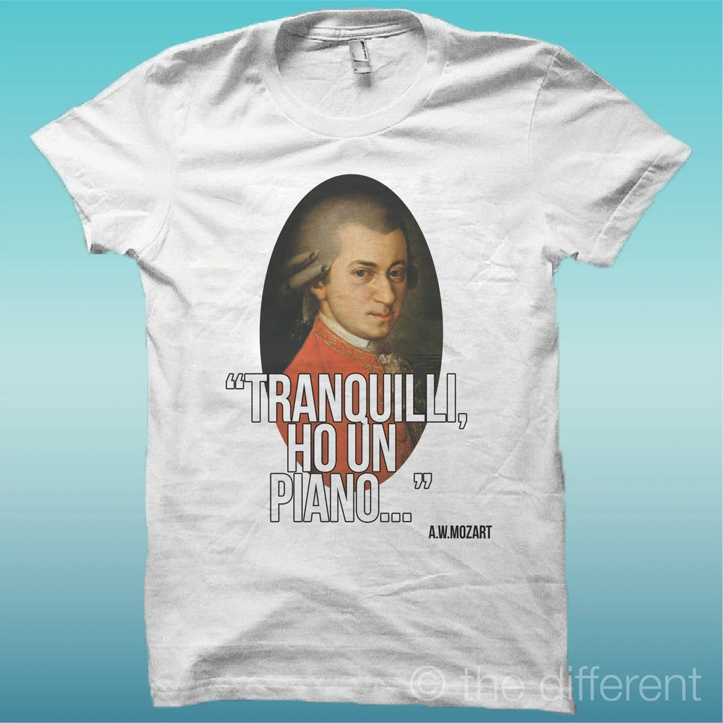 T-shirt Man Quote Funny Mozart Gift Idea Road To Happiness