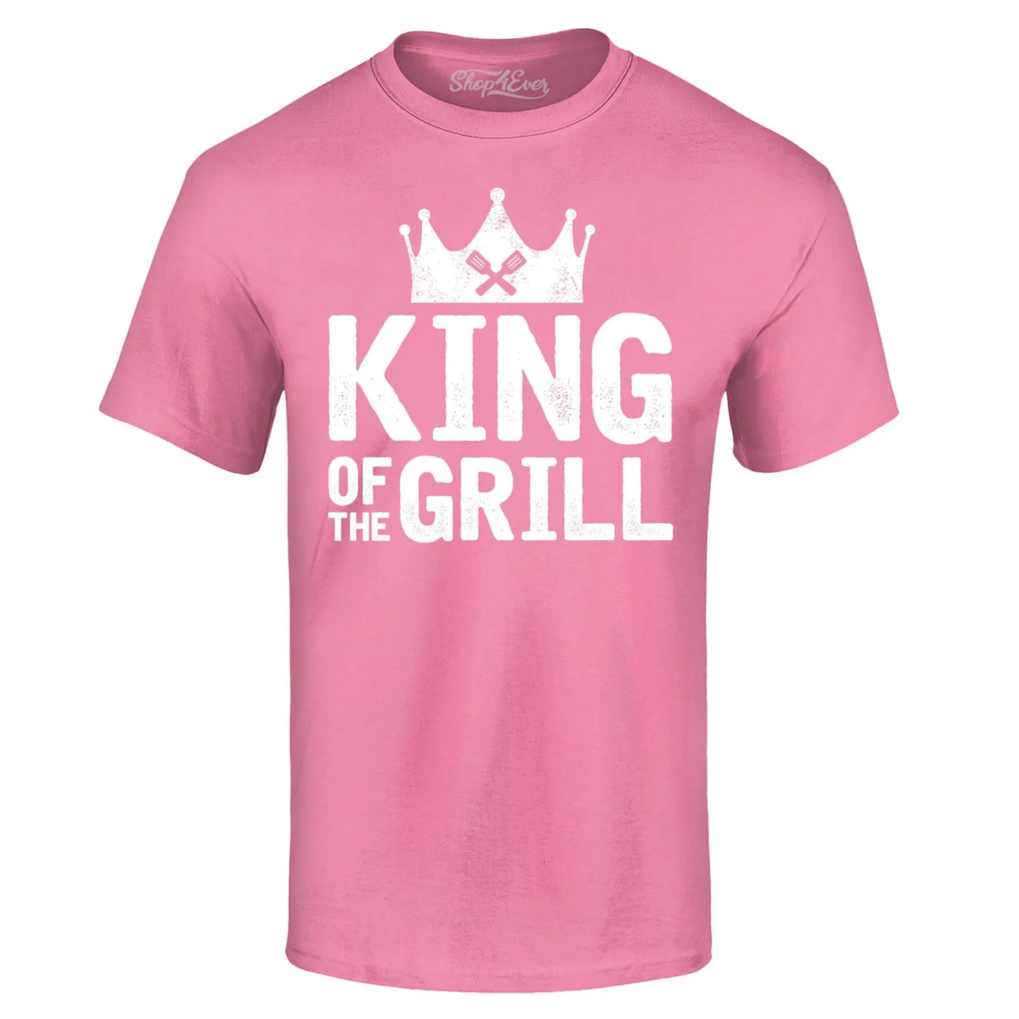 King Of The Grill T-shirt Funny Grilling Gift BBQ Grill Dad Shirts