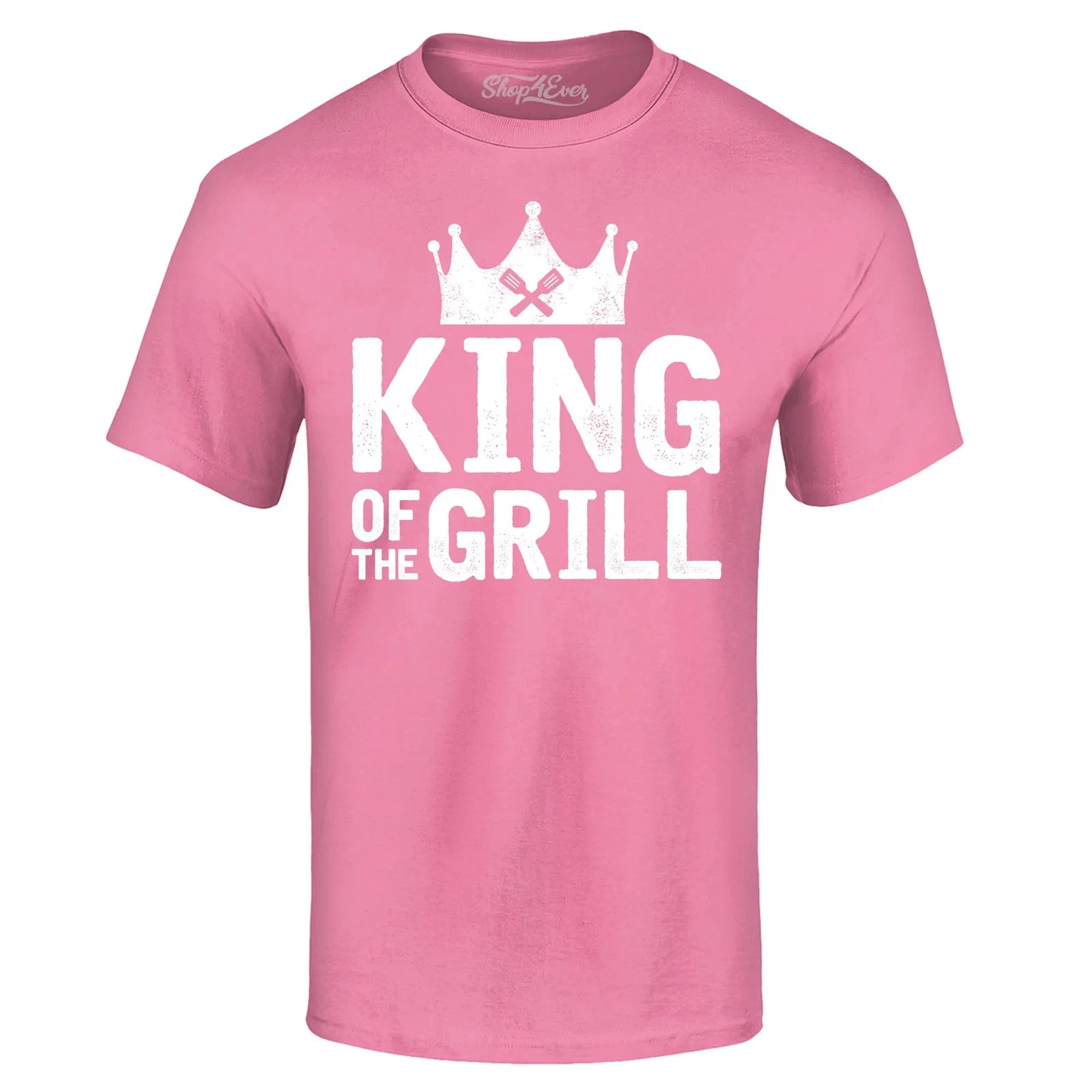 King Of The Grill T-shirt Funny Grilling Gift BBQ Grill Dad Shirts