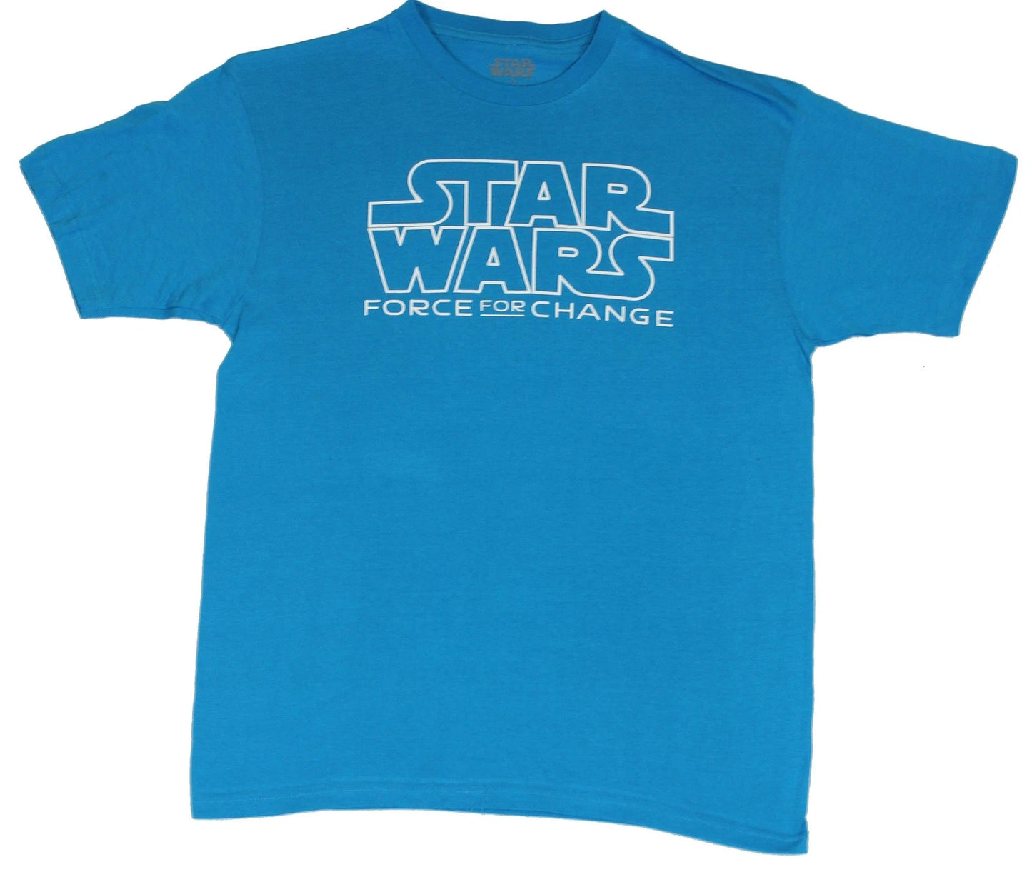 Star Wars Adult New T-Shirt  - A Force For Change Simple Logo Pic