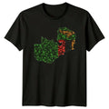 Zambia Flag Map T-Shirt Zambian Heritage Zambia Birthday Gift For Him And Her