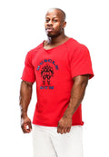 Bodybuilding Ragtop T-Shirt for Men – Oversized Gym Muscle Workout Top Hardcore
