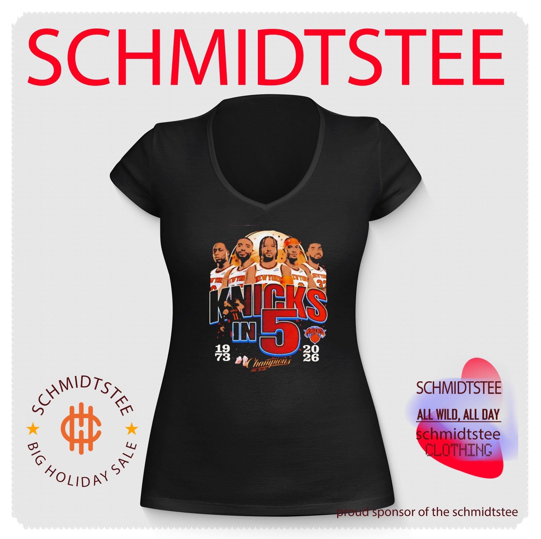 New York Knicks in 5 champions 1973 2026 shirt
