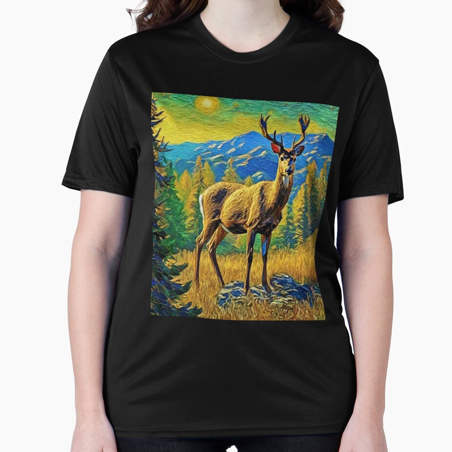 "Majestic Deer in the Montana Wilderness" by Artisticanvas