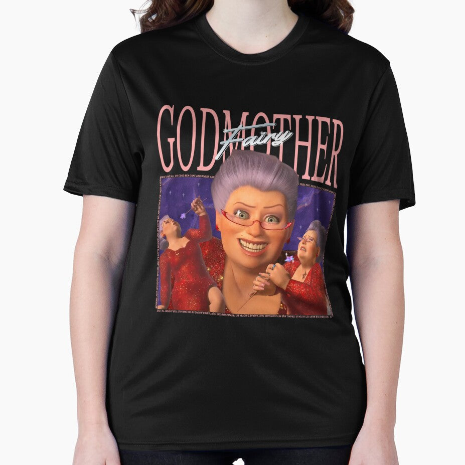 Fairy Godmother Retro Hip Hop T Shirt by Baujangles