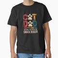 Cat Dad The Man The Myth The Snack Dealer Tee, Best Cat Dad Ever Tee, Cat Dad shirt, Pet Lover Tee, Cat Lover Tee, Cat Owner T-shirt, Snack Dealer Tee by TrendPrinter