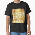 Printed image of golden glitter and sequins v2 by JaReVa