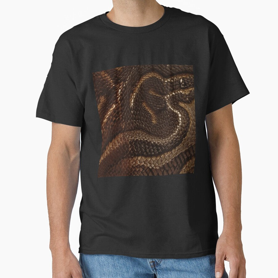 Printed image of shimmering snake skin by JaReVa