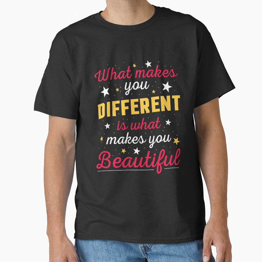 What Makes You Different Is What Makes You Beautiful Positive Message by sillyquestions