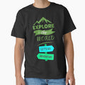 Explore the World Printed Graphic T-Shirt by KARSCORP